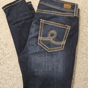 Seven7 Women's Dark Blue Skinny Jeans